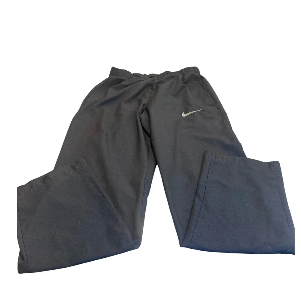 Nike Dri-FIT Mens Black Straight Leg Athletic Training Pants Size M RN 56323